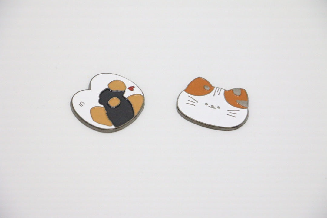 Calico cat refrigerator magnet